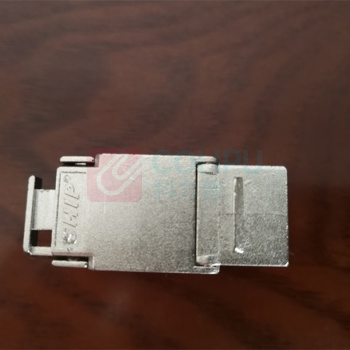 一舟 超五类屏蔽模块 M247 (灰色) 1、拔插次数≥1000 2、端接线序T568A/T568B 3、卡接导体线规22-26AWG
