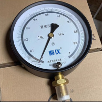 秦仪 精密压力表 0-1MPa M20*1.5 表盘150禁油径向直接式0.4级含第三方校验报告。 