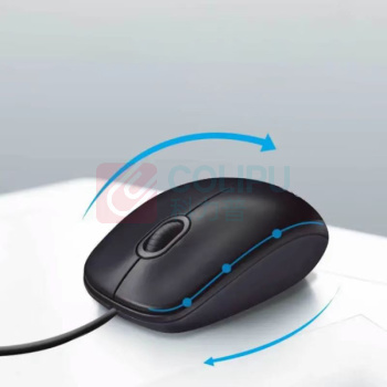 罗技 Logitech 鼠标 M90 1个 (黑色)