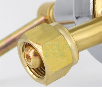 上减 氧气减压器 YQY-1A 配套低压压力表，禁油，阀体材质；全铜 