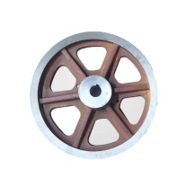 伟业 锯轮 4260 直径100mm 材质不锈钢+铝合金 GZ4240锯床配件  适用各种带锯床 齿轮机从动轮