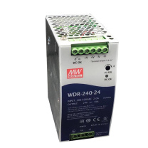 明纬 开关电源 WDR-240-24 AC220/DC24V 10A (银色)