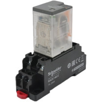 施耐德 Schneider 中间继电器带底座 RXM2LB2BD DC24V 8脚5A 
