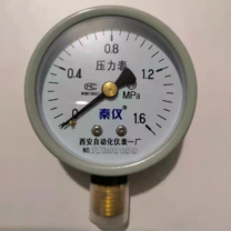 秦仪 压力表 量程：0-1.6Mpa 接口：M14*1.5 (本色) 不含检测报告