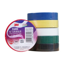 3M 电气绝缘胶带 18mm*20m*0.15mm  绿色 1600#