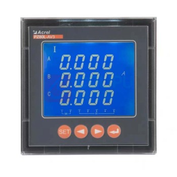 Acrel 三相数字电压表(不含检测报告) PZ80L-AV3  输入AC380V,倍率：AC380V,精度：0.5