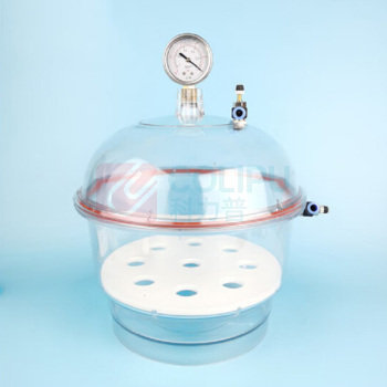 科睿才 塑料真空干燥器带压力表 75547 pc-250mm/含普瑞旗无油泵 