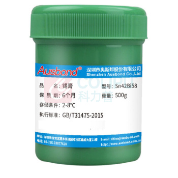 奥斯邦 无铅低温锡膏 Sn42Bi58 500克 