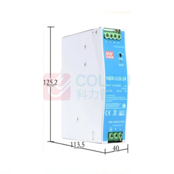明纬 开关电源 NDR-120-24 24V 5A 