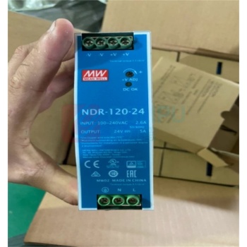 明纬 开关电源 NDR-120-24 24V 5A 