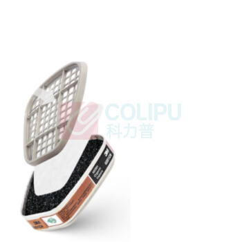 3M 滤毒盒 6001CN 2个/套 (白色)