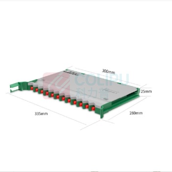 麦森特 MAXCENT 光纤配线架 MR-12FC 12口12芯FC熔纤盘/个 