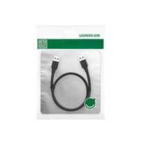 绿联 UGREEN USB2.0公对公数据线 10310 1.5M.黑色 