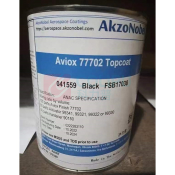阿克苏诺贝尔 Aviox 77702 Topcoat 面漆 041559 Black FSB17038 1L (黑色)