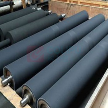 宁上 胶辊直径 钢质辊芯 聚氨酯包胶滚轴 50*1250mm 硬度95度