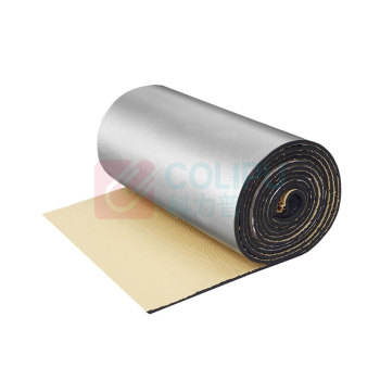 罗德力 自粘压花方格铝箔隔热棉 20mm*1m*10m 加背胶