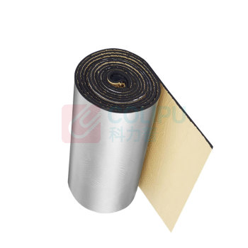 罗德力 自粘压花方格铝箔隔热棉 20mm*1m*10m 加背胶