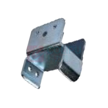 罗德力 40流利条过桥高接头冷轧钢镀白锌 L52.5*W46.5*H48.8mm 厚度2mm