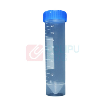 罗德力 PP离心管 50ml带刻度 螺口尖平底 (蓝色)