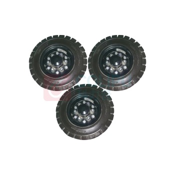 双喜 座驾式牵引车实心前轮总成 4.00-8 409mm*409mm*102mm 适配QD50