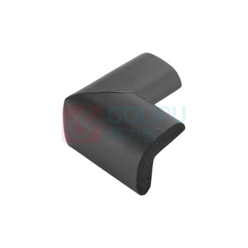 罗德力 经济型防撞安全护角 6*3.5*1.2cm 10个/组 (黑色)