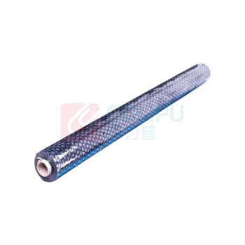 罗德力 PVC防静电网格帘透明 宽1mm*1.37米*30米