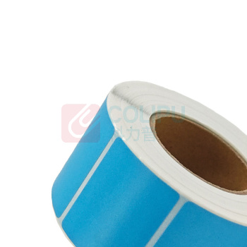 罗德力 彩色标签纸热敏不干胶贴纸 100*60mm*500张*5卷 (蓝色)