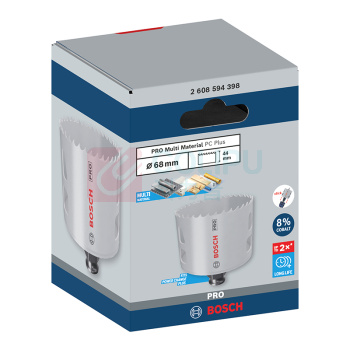 博世 BOSCH 双金属复合材料开孔器 专业级 多功能开孔器 68mm 2608594398