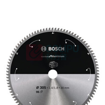 博世 BOSCH 专业级 充电式圆锯片 T96 铝材切割超薄圆锯片305x2.4/1.8x30mm 2608837782