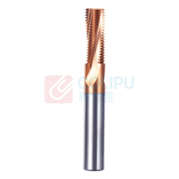 KLOT 螺纹铣刀 M6*1*12*D6*F3 钛合金用 (银色)