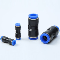 赫钢 HEGANG PU直通接头 快速接头 气管快速接头 PU-10 (蓝色)