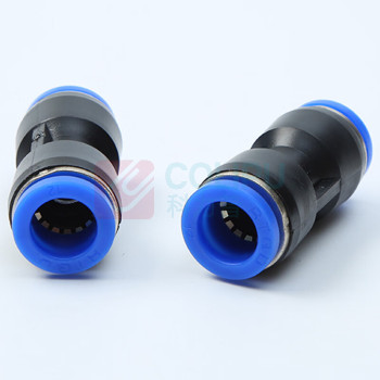赫钢 HEGANG PU直通接头 快速接头 气管快速接头 PU-10 (蓝色)