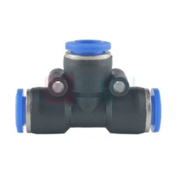 ZONYE 佐尼 气动三通接头 塑料T型快接气管快插快速接头 PE6