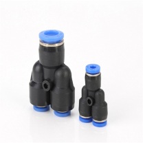 宁上 气动软管快速接头Y型塑料三通 PY-8 快插