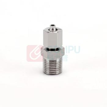 GLUCK 气管外丝快拧直接 GLK-2-8mm 外螺纹2分,接外径8mm管