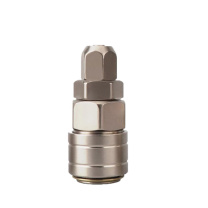 SGK 快速接头 SK2553 材质:优质45#碳素钢直径26.5mm长度72mm (灰色)