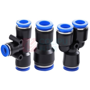 科西达 KEXIDA 气管接头 PE-4 T型等径三通 起订量5