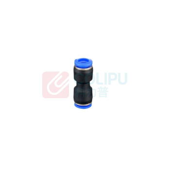 谦华智科 CHAHIGER TECHNOLOGY 塑料气管蓝帽快插等径直通接头 PU-4 快插4mm-快插4mm