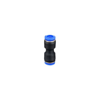 谦华智科 CHAHIGER TECHNOLOGY 塑料气管蓝帽快插等径直通接头 PU-4 快插4mm-快插4mm