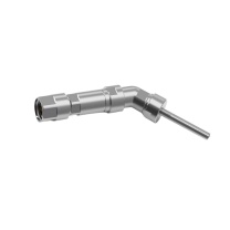 中航光电 三同轴连接器 弯式插头 MXT2.54-9S 矩形连接器