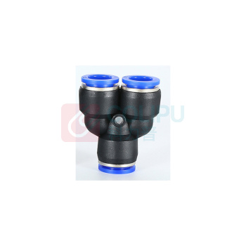 创驰达 三通 PY快速接头 PY-8 (蓝色)