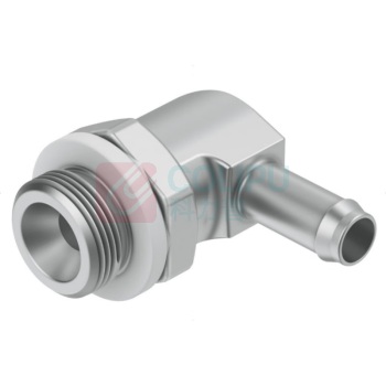 费斯托 弯通快速接头 铝合金 LCN-1/8-PK-6 90° Φ8 PN10 10个起订