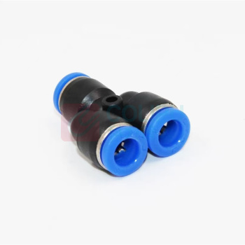 水路口 Y型三通 气管快速接头 PY-04 (蓝色)