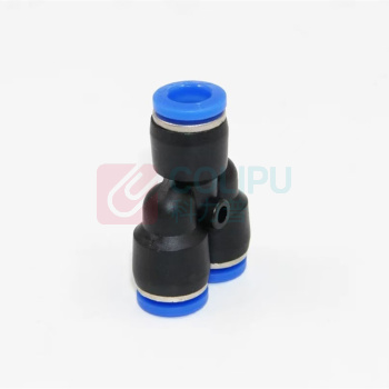 水路口 Y型三通 气管快速接头 PY-04 (蓝色)
