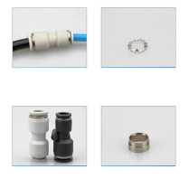 蕴璞 气管接头 APG14-10 二通14mm转10mm/白色 (白色)