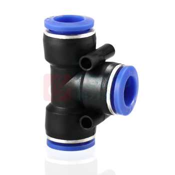 海斯迪克 HYSTIC T型三通PE快速接头 HKLY-13 接8mm管 10个/包 气管接头