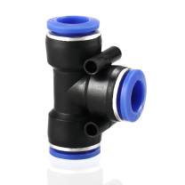 海斯迪克 HYSTIC T型三通PE快速接头 HKLY-13 接8mm管 10个/包 气管接头