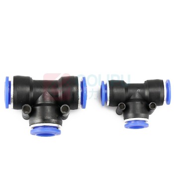 海斯迪克 HYSTIC T型三通PE快速接头 HKLY-13 接8mm管 10个/包 气管接头