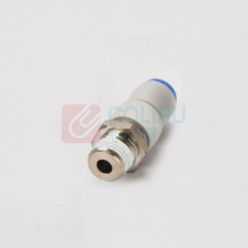 华航 直通-1/2-12 KQ2H12-04S 一个 (本色)
