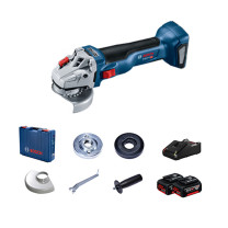 博世 BOSCH 角磨机切割机 GWS 18V-10 18V双电100mm外径 (蓝色)